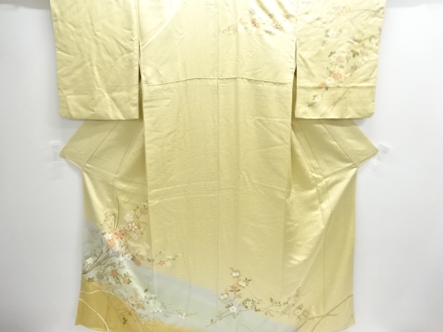 Japanese Kimono / Homongi Tsukesake Silk